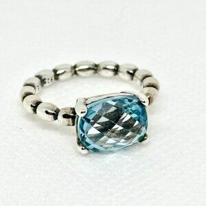 Pandora Cool Breeze Size 5 Blue Topaz Ring